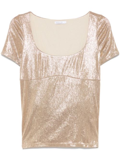 T-shirt effetto metallizzato PATRIZIA PEPE | 2M4463J276FF59